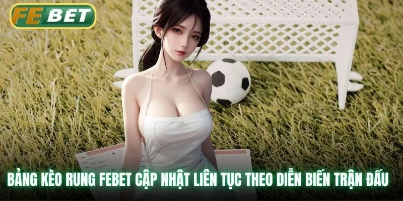 Bảng kèo rung Febet cập nhật liên tục theo diễn biến trận đấu